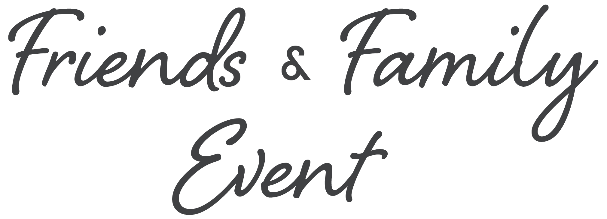 Friends and Family Sale logo