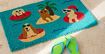 SUMMER COIR DOOR MATS