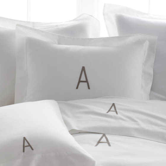 Monogrammed Sheets and Bedding