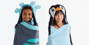 Character Hooded Towels