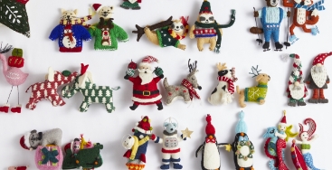 Holiday Felt Ornaments