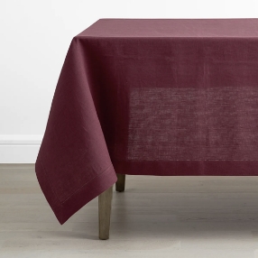 Solid Linen Tablecloth