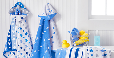 Company Kids™ Heart Cotton Hooded Towel