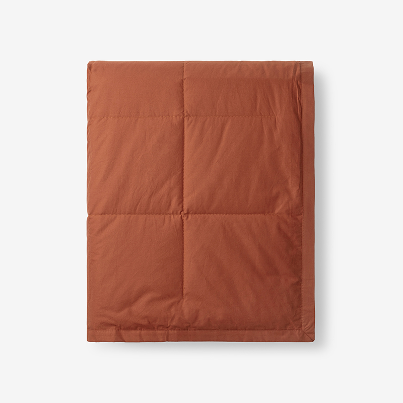The Company Store Premium Loftaire™ Down Alternative Throw Blanket In Orange/coral