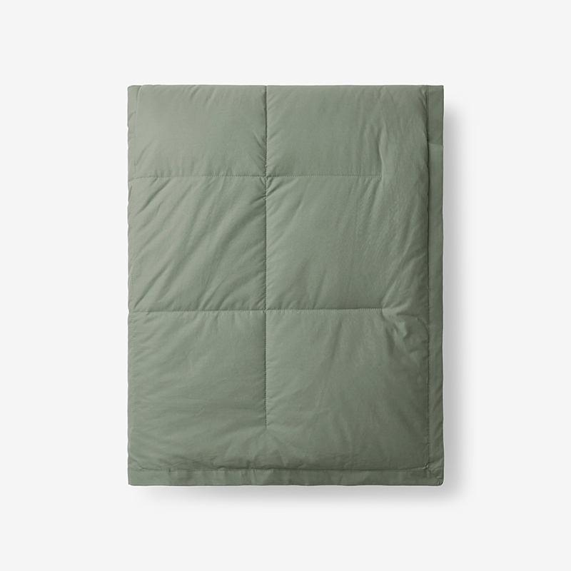 The Company Store Premium Loftaire™ Down Alternative Throw Blanket In Green