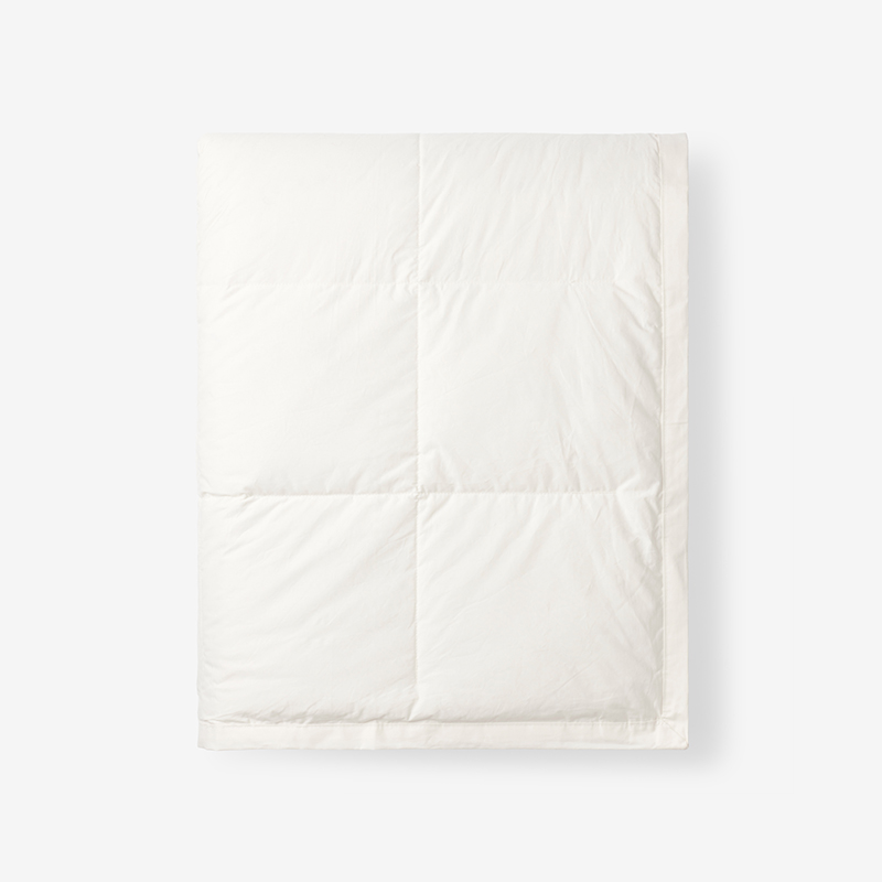 The Company Store Premium Down Throw Blanket In Ivory