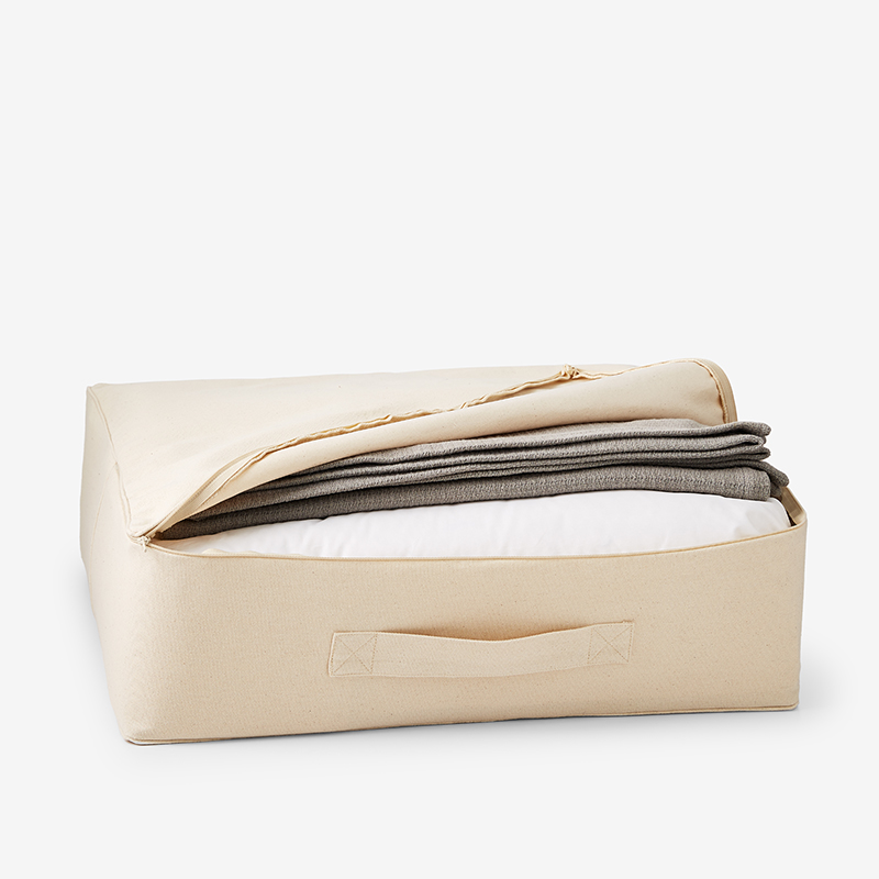 Storage Bag - Beige/ Ivory, Cotton | The Company Store
