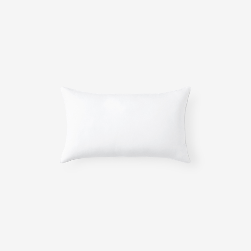 Down Pillow Insert White Lumbar 14 x 36 – The Mattress Experts