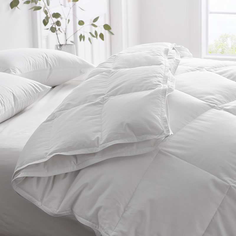 Premium 3-in-1 Down Comforter - White, Full