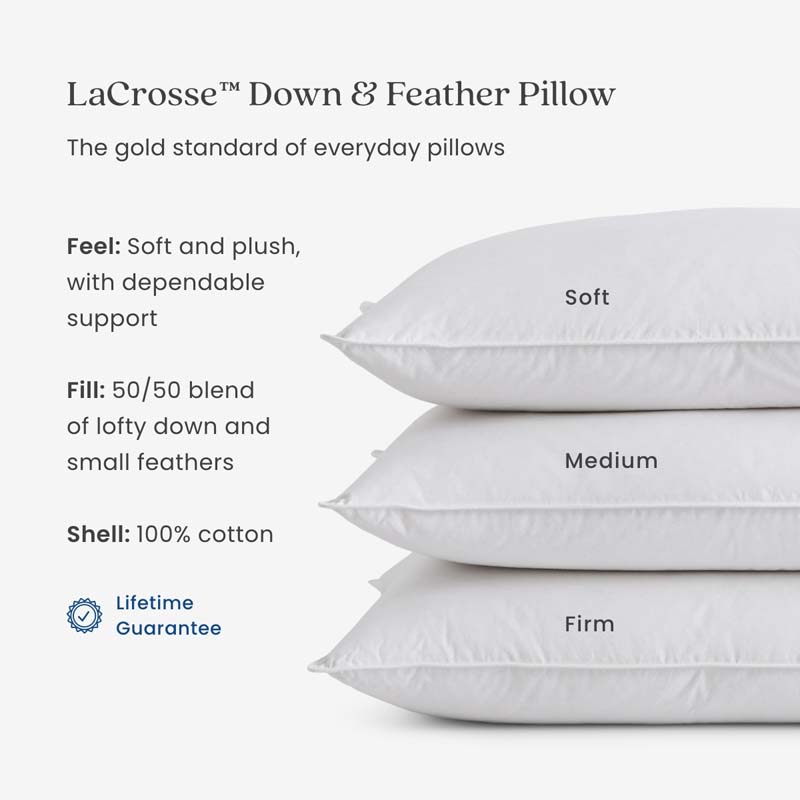 Down & Feather Pillow(White)-TheCompanyStore|60848