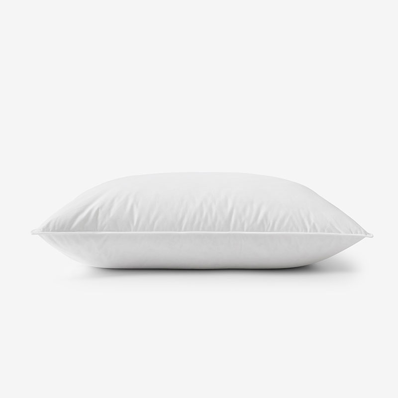 The Company Store Premium Organic Cotton Down Pillow In White