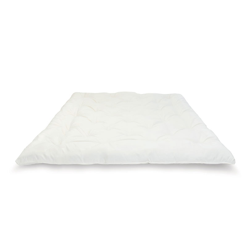 The Company Store Wooly 3" Organic Wool Mattress Topper In Ivory