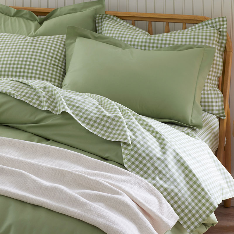 Classic Cool Organic Cotton Percale Solid Bed Sheet Set-TheCompanyStore|62699