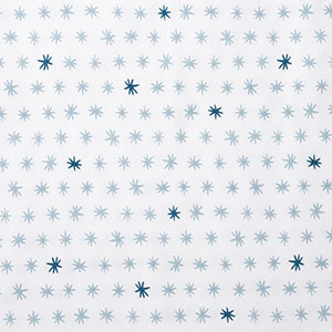Ditsy Star Classic Cool Organic Cotton Percale Sham - Blue, Toddler