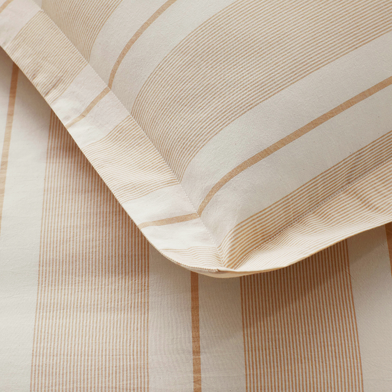 Tailored Stripes and Plaids Classic Cool Cotton Percale Flat Bed Sheet|63696