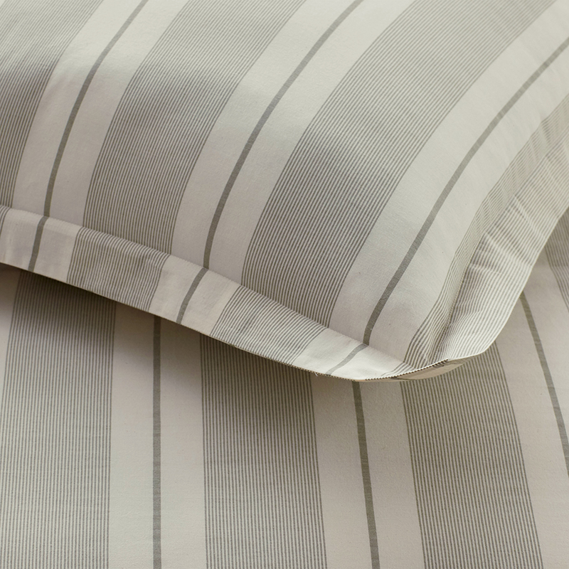 Tailored Stripes and Plaids Classic Cool Cotton Percale Flat Bed Sheet|63882