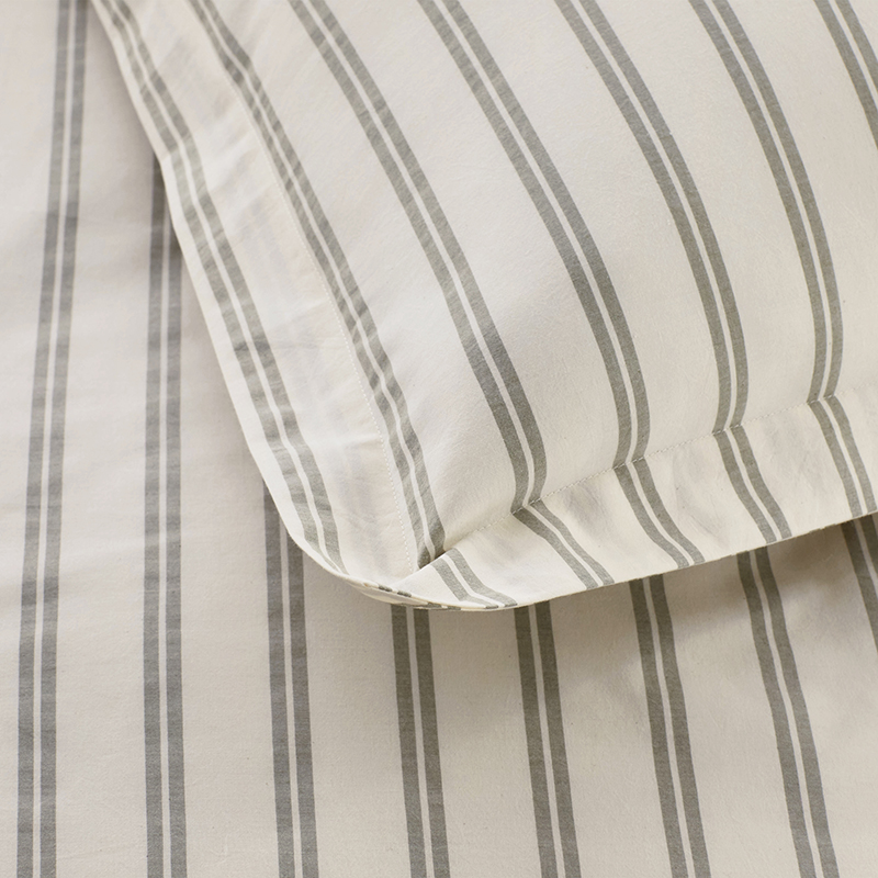 Tailored Stripes and Plaids Classic Cool Cotton Percale Fitted Bed Sheet|59667