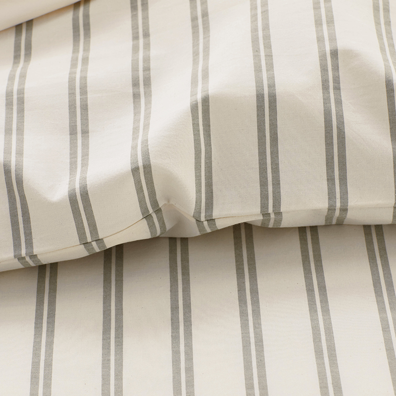 Tailored Stripes and Plaids Classic Cool Cotton Percale Fitted Bed Sheet|59667