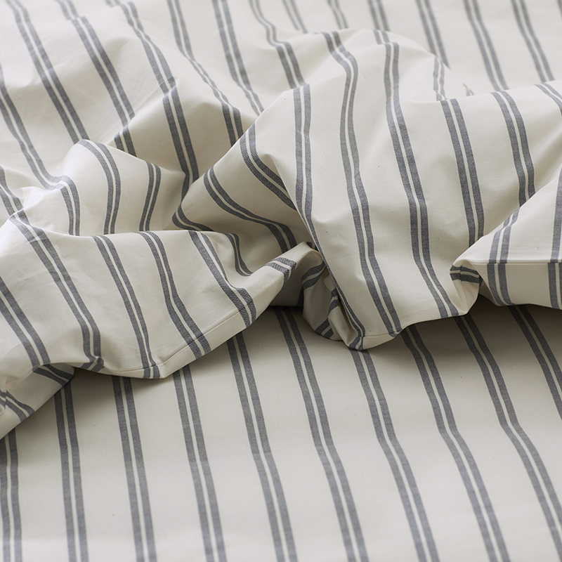 Tailored Stripes and Plaids Classic Cool Cotton Percale Flat Bed Sheet|59666
