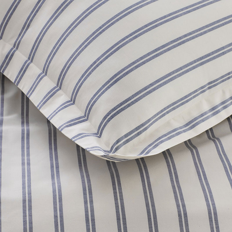 Tailored Stripes and Plaids Classic Cool Cotton Percale Flat Bed Sheet|59666