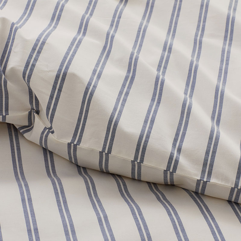 Tailored Stripes and Plaids Classic Cool Cotton Percale Flat Bed Sheet|59666