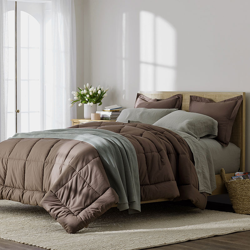 Classic Cool Cotton Percale Comforter-TheCompanyStore|62217