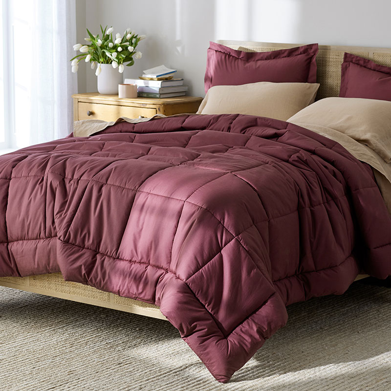 Classic Cool Cotton Percale Comforter-TheCompanyStore|61089