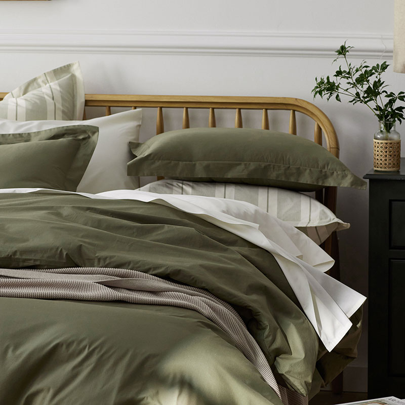 Classic Cool Cotton Percale Fitted Bed Sheet-TheCompanyStore|63076