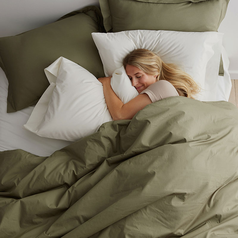 Classic Cool Cotton Percale Fitted Bed Sheet-TheCompanyStore|63076