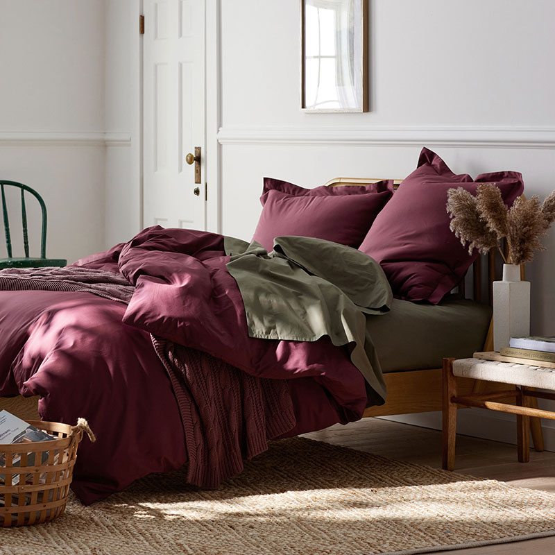 Classic Cool Cotton Percale Flat Bed Sheet-TheCompanyStore|61083