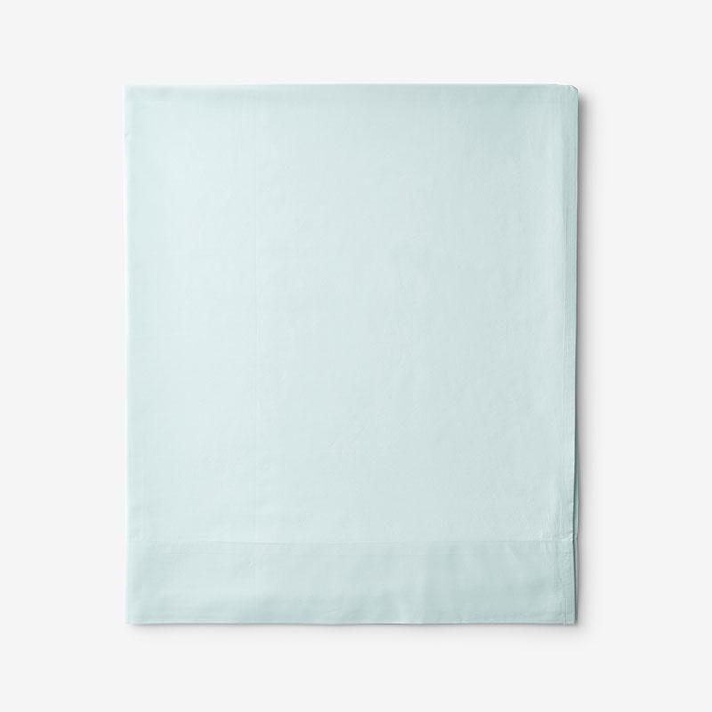 THE COMPANY STORE CLASSIC COOL COTTON PERCALE FLAT BED SHEET 