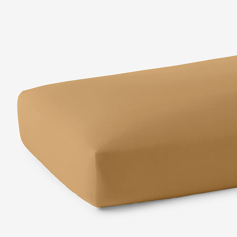 THE COMPANY STORE CLASSIC COOL COTTON PERCALE DEEP POCKET FITTED BED SHEET