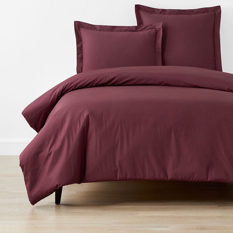 THE COMPANY STORE CLASSIC COOL COTTON PERCALE BED DUVET COVER