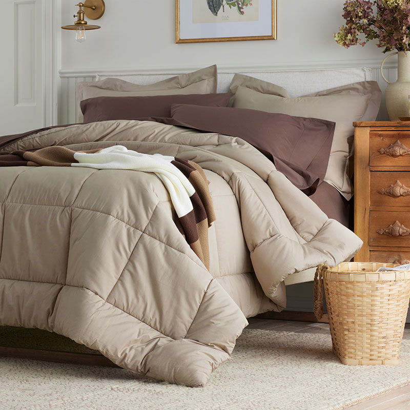 Classic Cool Cotton Percale Comforter-TheCompanyStore|61629