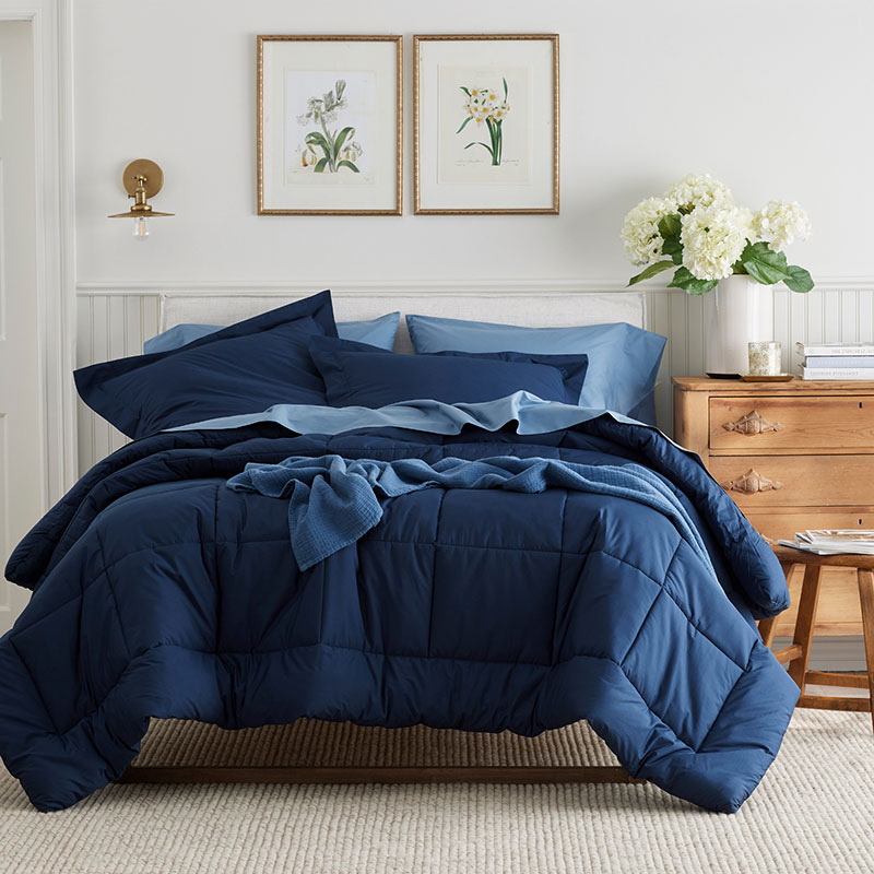 Classic Cool Cotton Percale Comforter-TheCompanyStore|61088