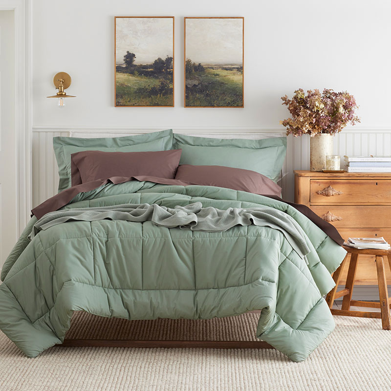Classic Cool Cotton Percale Comforter-TheCompanyStore|61632