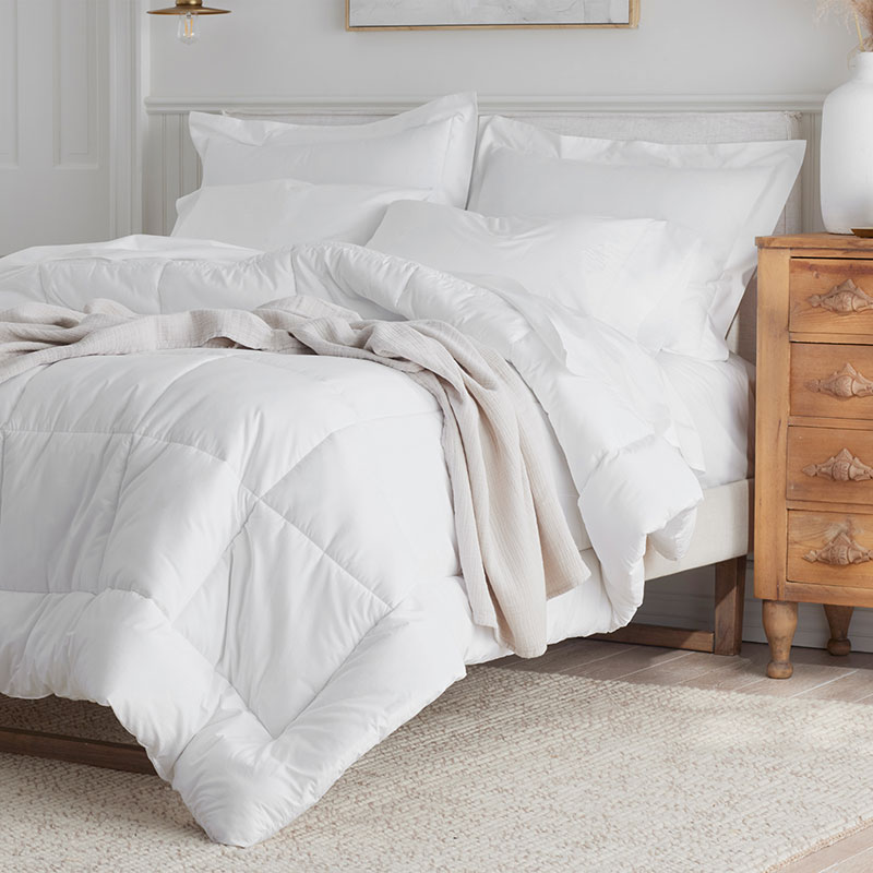 Classic Cool Cotton Percale Comforter-TheCompanyStore|61633