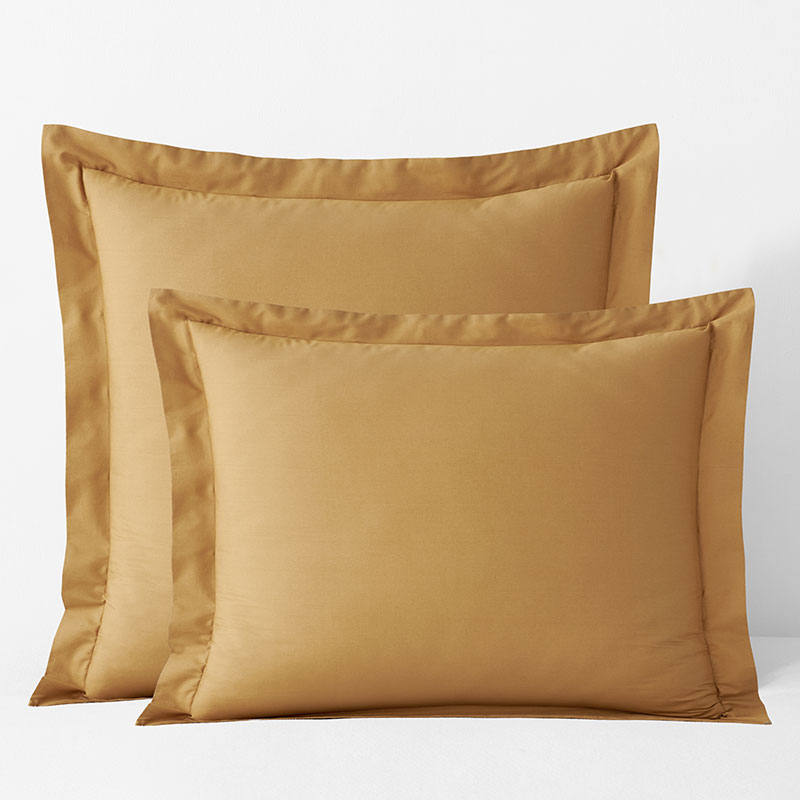 The Company Store Classic Cool Cotton Percale Sham In Orange/coral