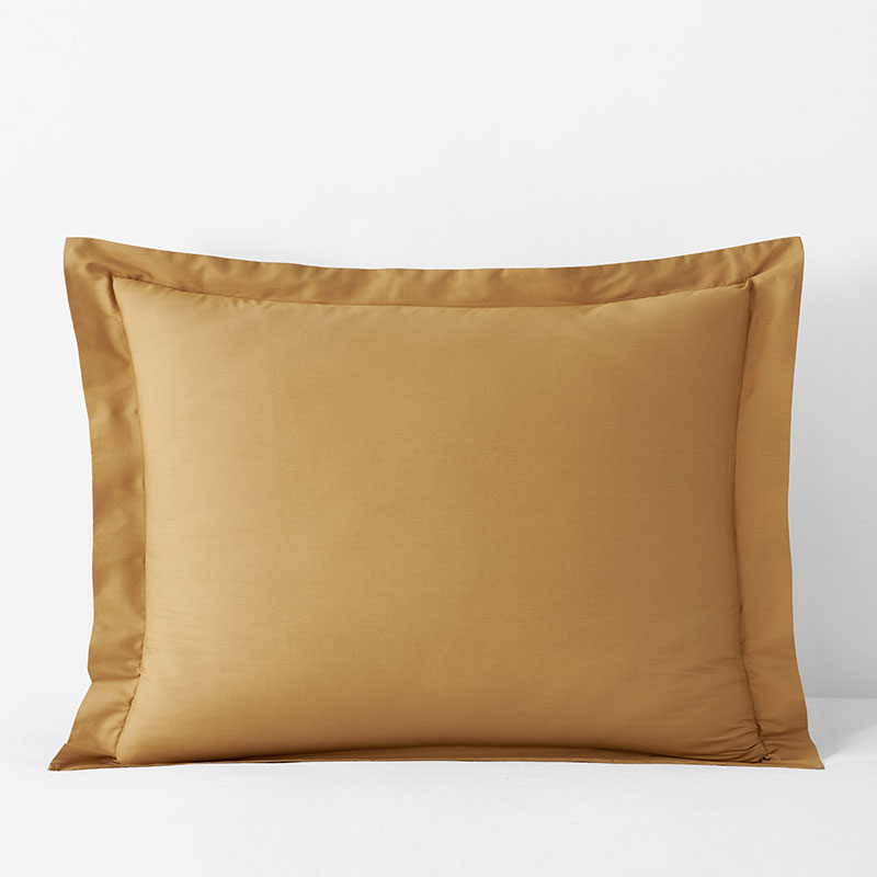 The Company Store Classic Cool Cotton Percale Sham In Orange