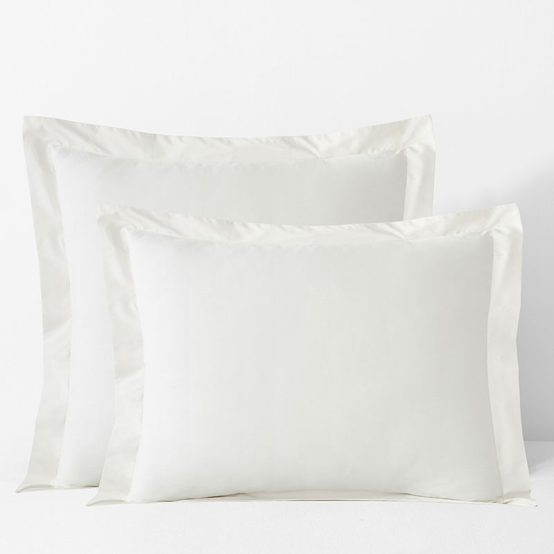 The Company Store Classic Cool Cotton Percale Sham In Ivory