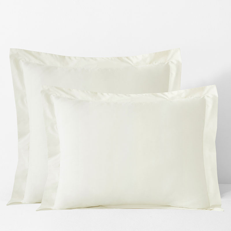 The Company Store Classic Cool Cotton Percale Sham In Ivory