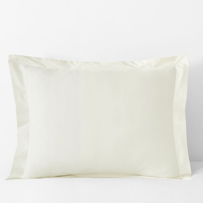 Classic Cool Cotton Percale Sham - Cream - Standard