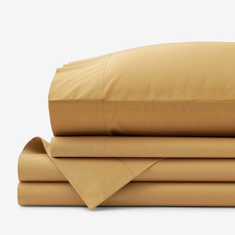 THE COMPANY STORE CLASSIC COOL COTTON PERCALE BED SHEET SET 