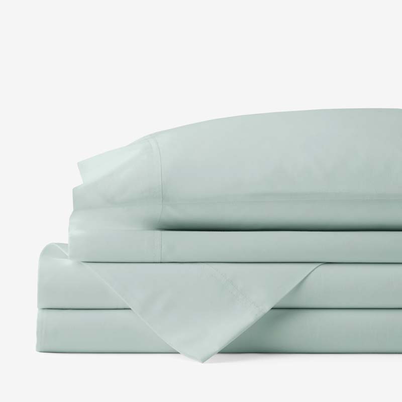 THE COMPANY STORE CLASSIC COOL COTTON PERCALE BED SHEET SET 