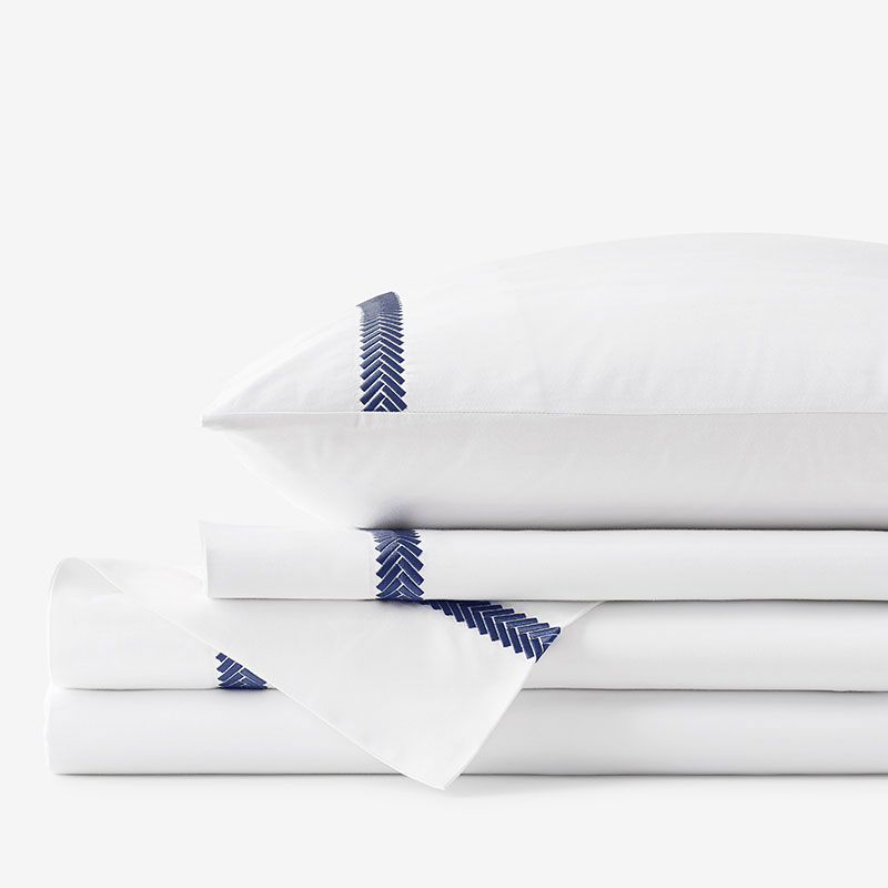 THE COMPANY STORE HEWETT LUXE SMOOTH EGYPTIAN COTTON SATEEN BED SHEET SET 