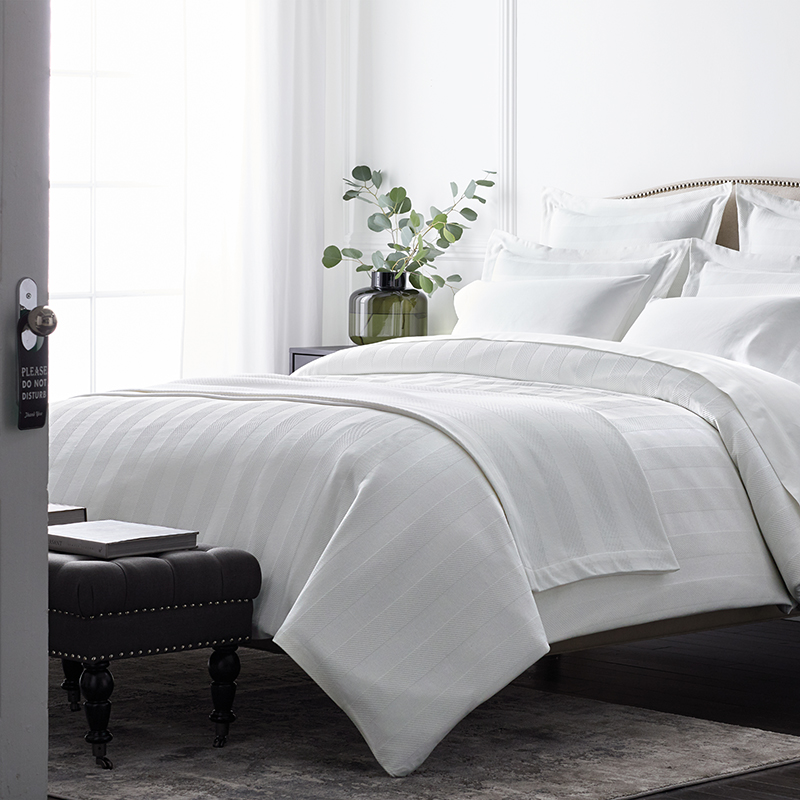Griffith Luxe Supima® Cotton Duvet Cover - White, Full