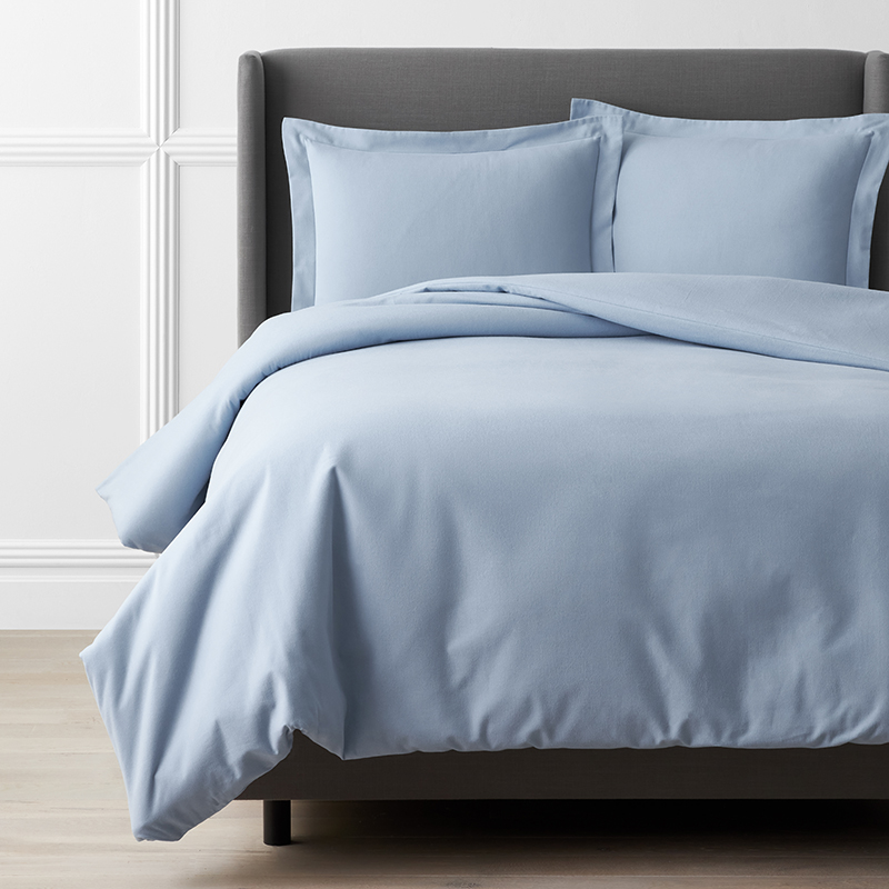 Premium Ultra-Cozy Flannel Solid Duvet Cover