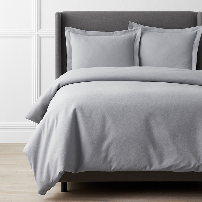 Premium Ultra-Cozy Flannel Solid Duvet Cover