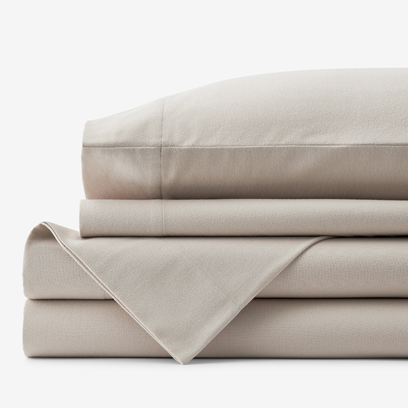 Premium Ultra-Cozy Cotton Flannel Bed Sheet Set