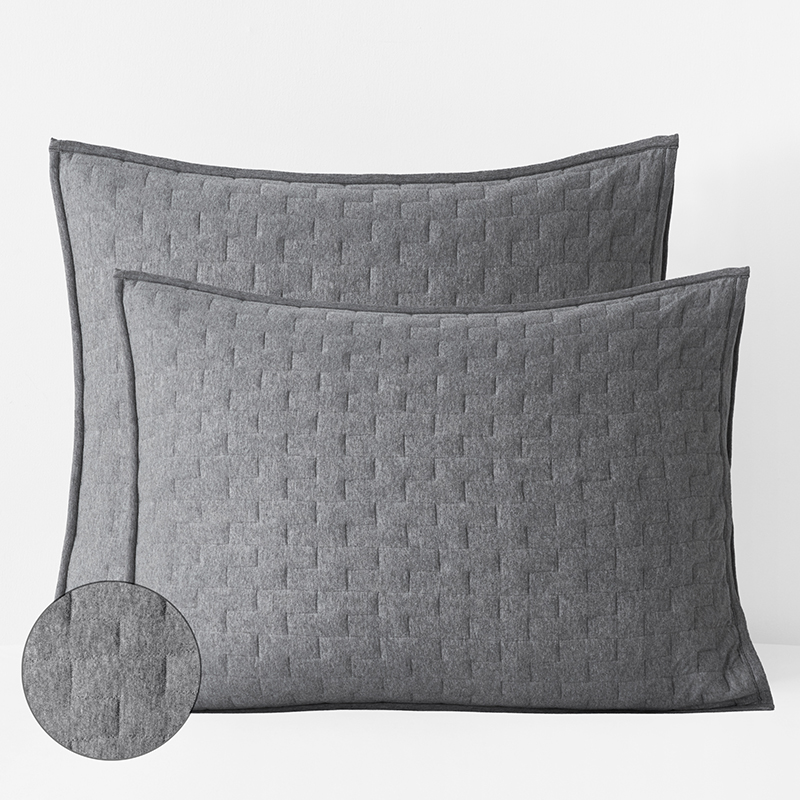 The Company Store Air Layer Sham In Gray